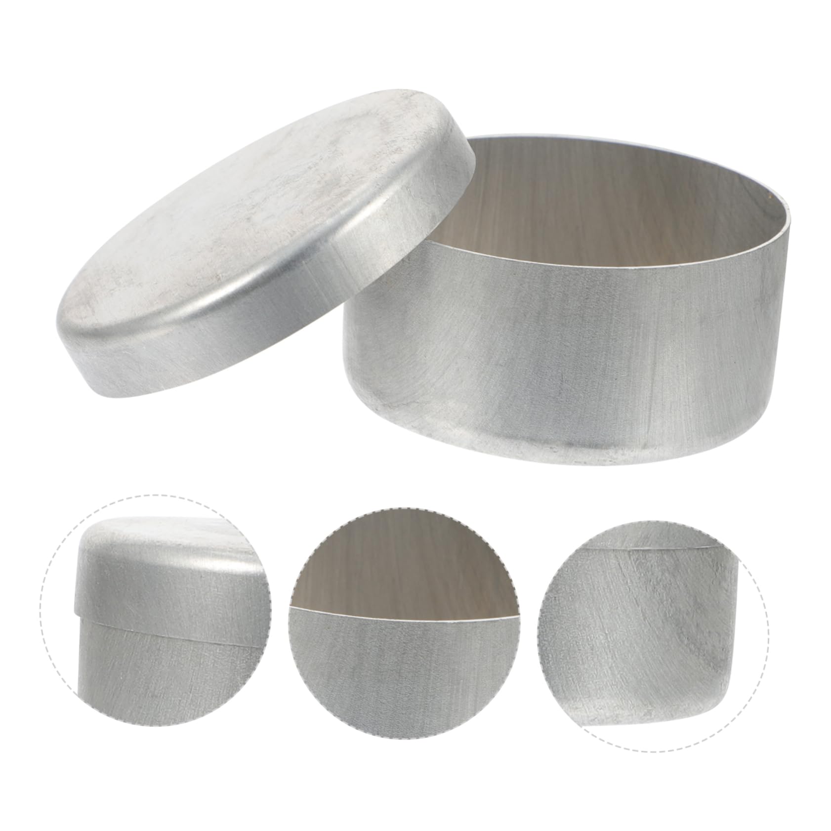 FUNOMOCYA Aluminum Soil Moisture Meter Weighing Boxes Jars Set for Scientific Research