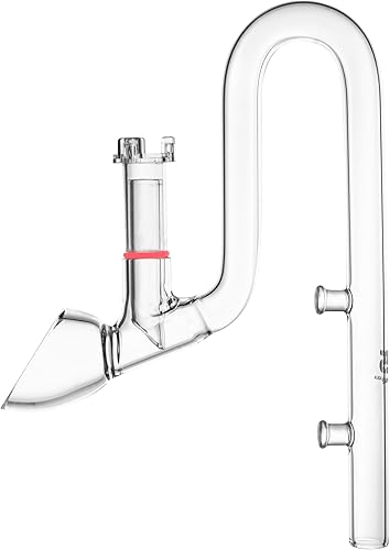 FJARDE Tubo de lirio de vidrio acuático para filtro de acuario Tubo de 0.512 in (12 pulgadas), características del desnatador de superficie de