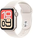 Apple Watch SE 3 [GPS 40mm] Smartwatch with Starlight Aluminum Case with Starlight Sport Band - S/M. Fitness and Sleep Trackers, Heart Rate Monitor, Always-On Display, Water Resistant