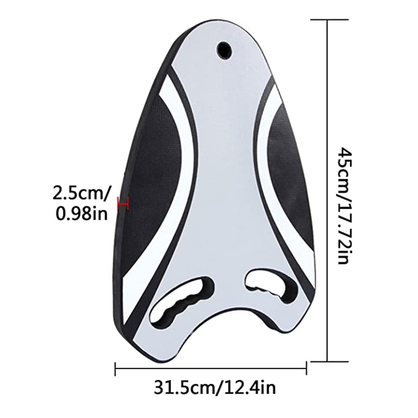 2 Pezzi Tavola da nuoto unisex Galleggiante di Nuoto in schiuma EVA Tavola Galleggiante Leggera con fori per le mani sicuri attrezzatura da allenamento per principianti ed esperti,piscina e mare