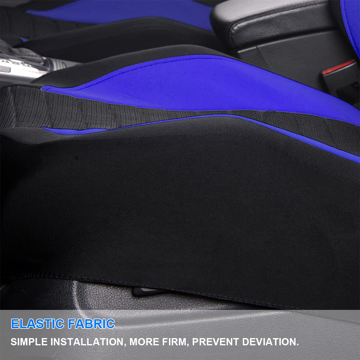 hoes voor autostoeltje Voor TOYOTA Voor Aygo 2 stuks Voorstoel Emmer Auto Stoelhoezen Universeel Voor Auto's Vrachtwagens SUV Seat Protector Autostoel beschermer (Color : 4