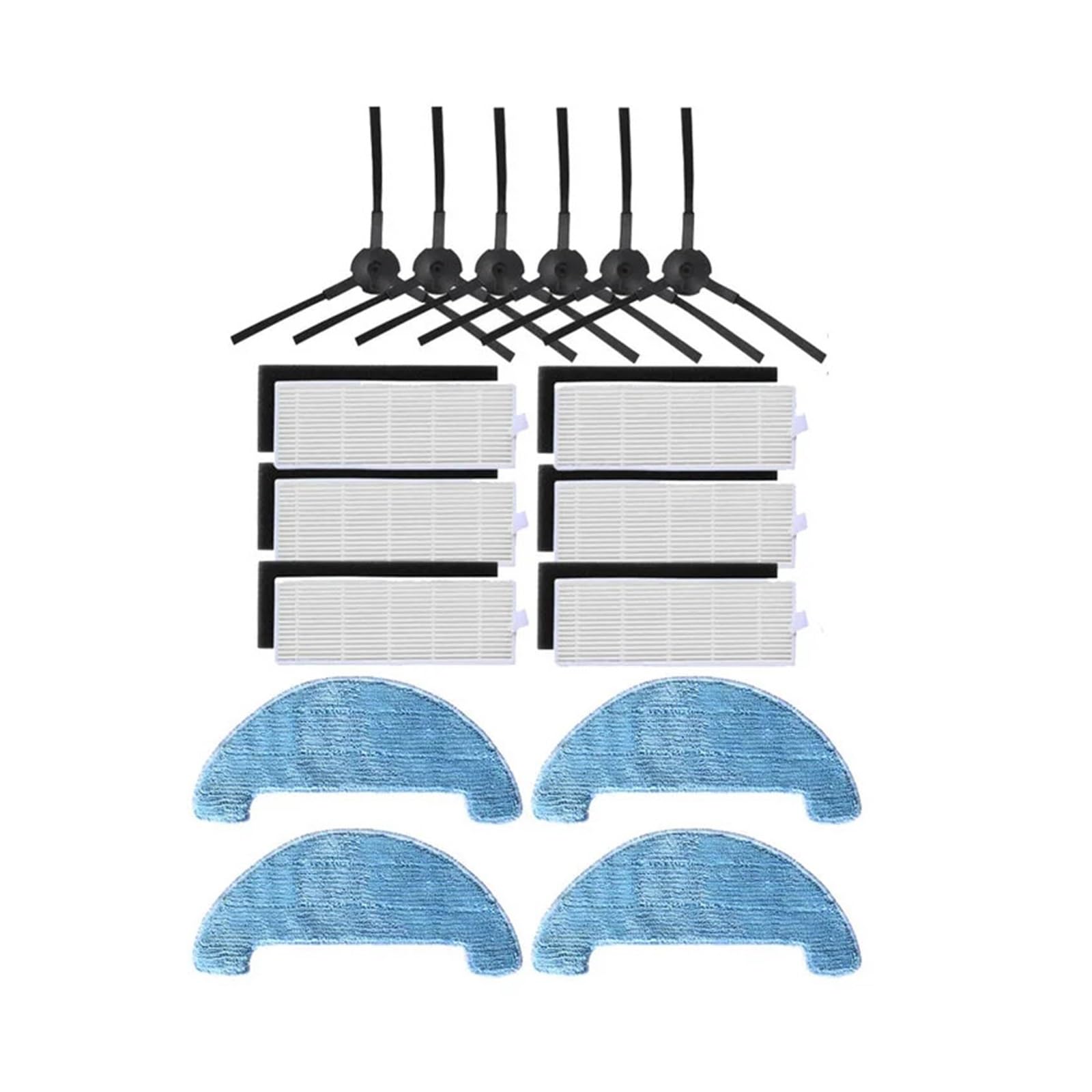 WYYAHUIGMO Robot Side Brush Filter Mop Cloths Rags For X420 Vacuum Cleaner Spare Parts Brushes Cleaning Cloth
