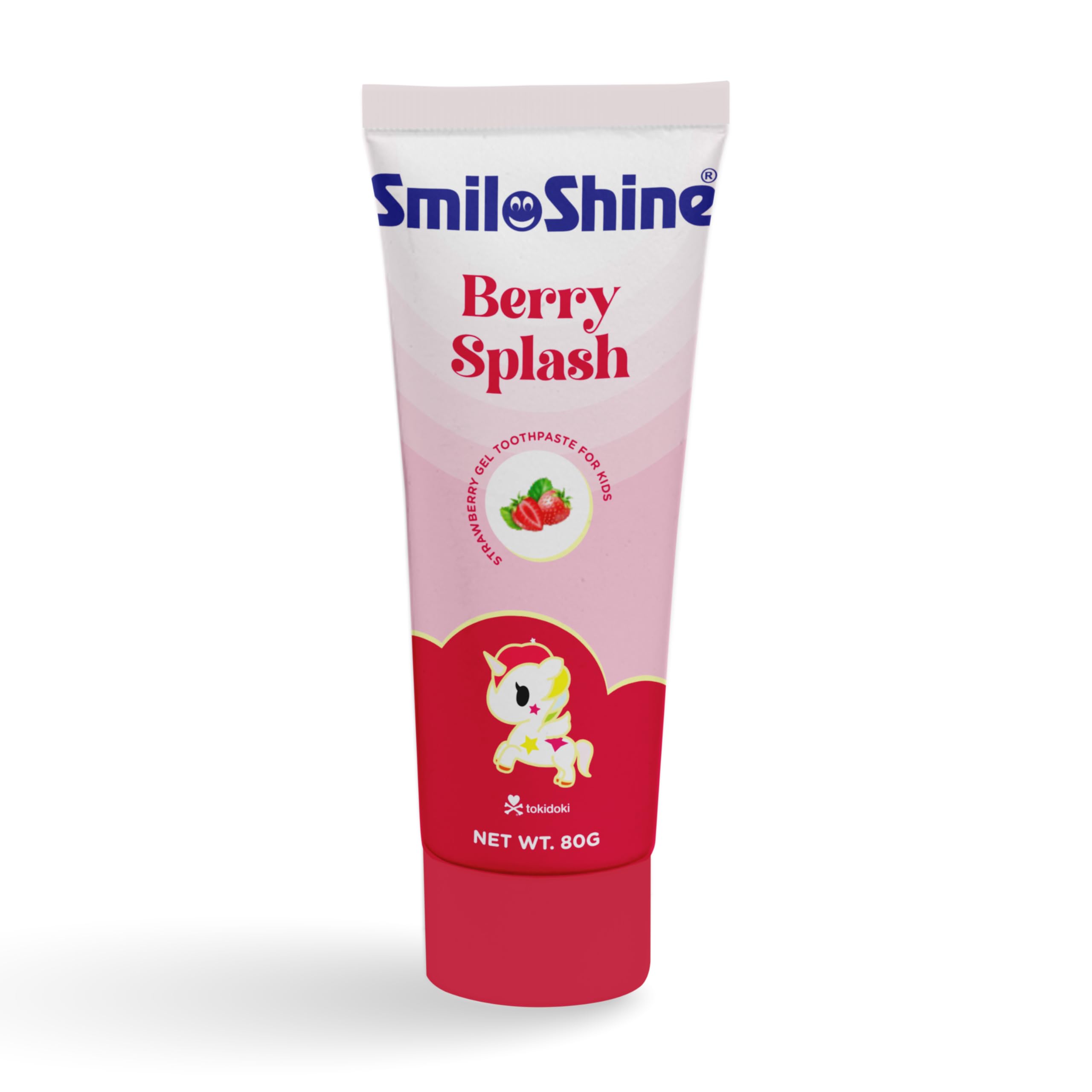 SmiloShine 80g Gel Toothpaste for Kids Toothpaste Baby Plaque Removal, No Artificial Flavors, Prevents Cavities, Effective Oral Care (Strawberry)-image-32
