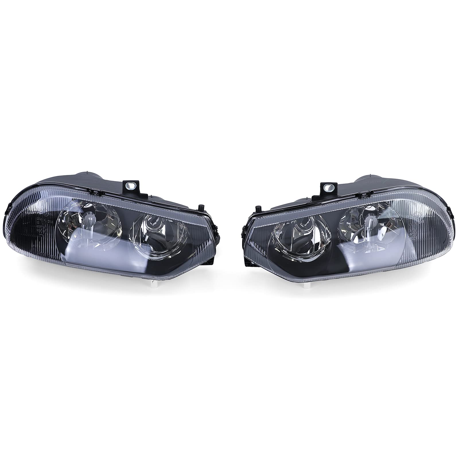 Carparts-Online 10109 - Fanale in vetro trasparente, colore: Nero