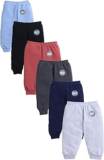 Unisex Cotton Pajama Pants for Boys & Girls Combo Pack | Kids & Baby Soft Sleepwear Pyjamas Combo Pack | Toddler Breathable Nightwear Bottoms
