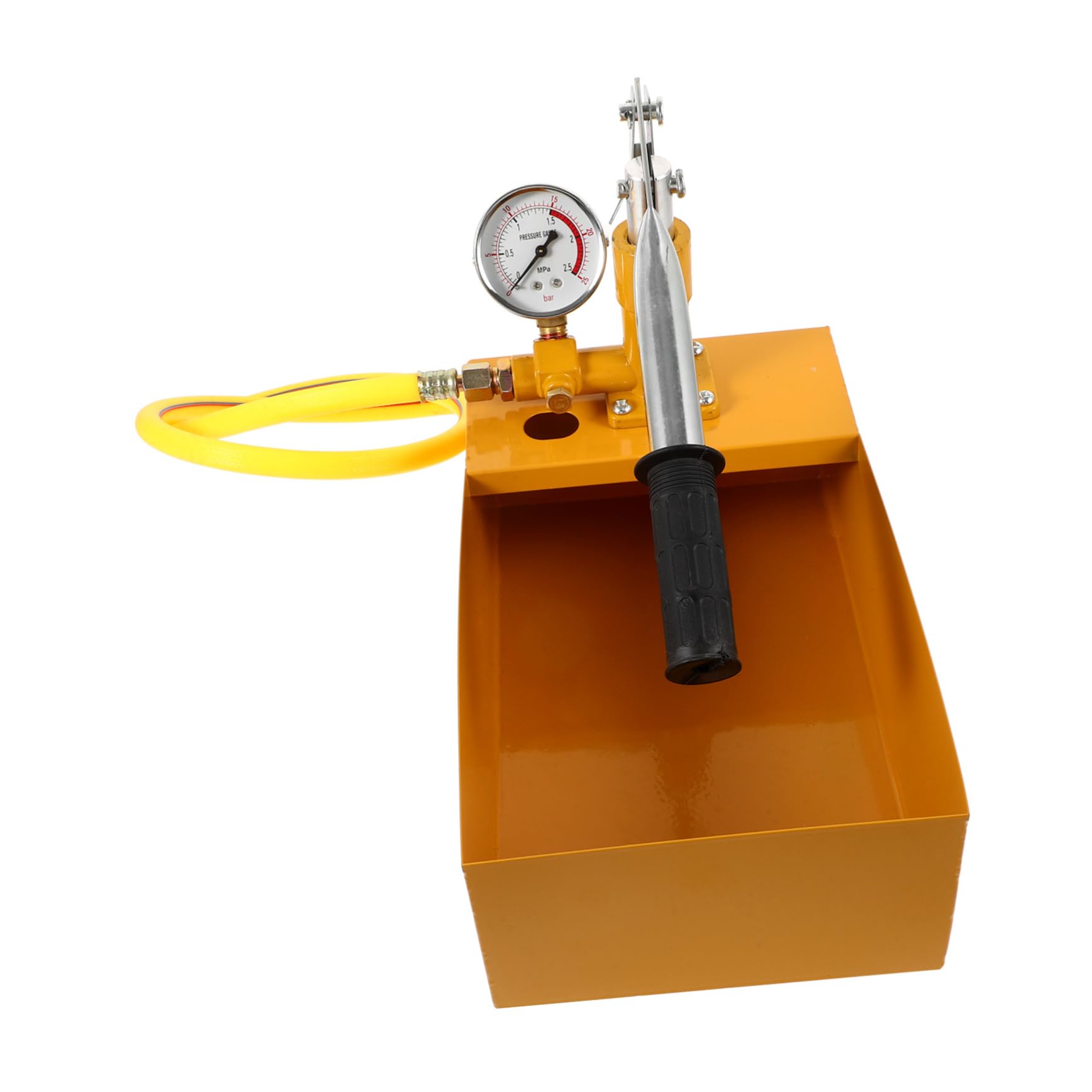 Ciieeo Pompa di Pressione Manuale 25kg per Tubazioni Ppr con Manometro Idraulico, Capacità 30m³/h, Materiale Alluminio, per Progetti di Costruzione