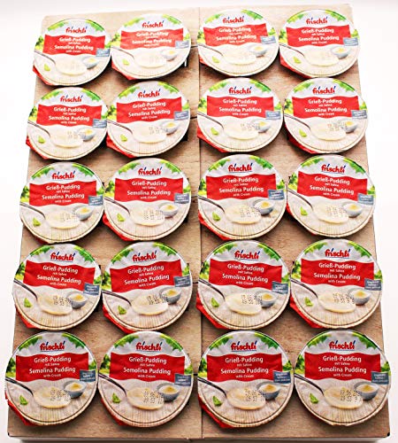 frischli Grieß-Pudding mit Sahne, 20er Pack (20 x 85g)