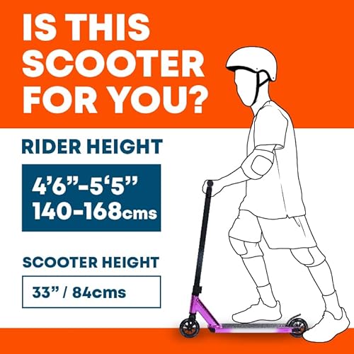 Sullivan Antic Pro Scooter, Premium Quality, Freestyle Bmx Stunt Scooter For Kids And Teens Age 6 Years And Up, Perfect For Beginners, Lightweight Deck, Comfortable Grips, Powerful Rear Brake… #TOP5