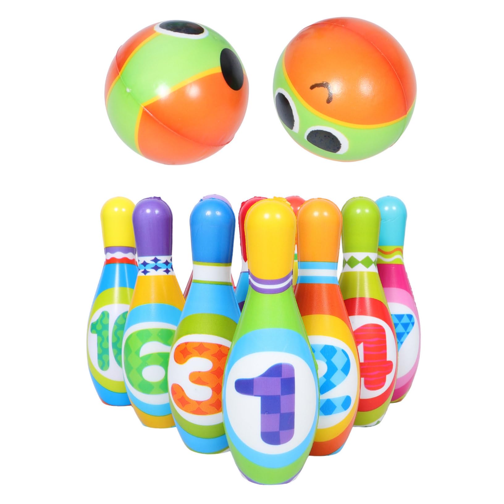 Set de Jouets de Bowling Pu pour Garçon et Filles et Tout-petits, 1 Lot