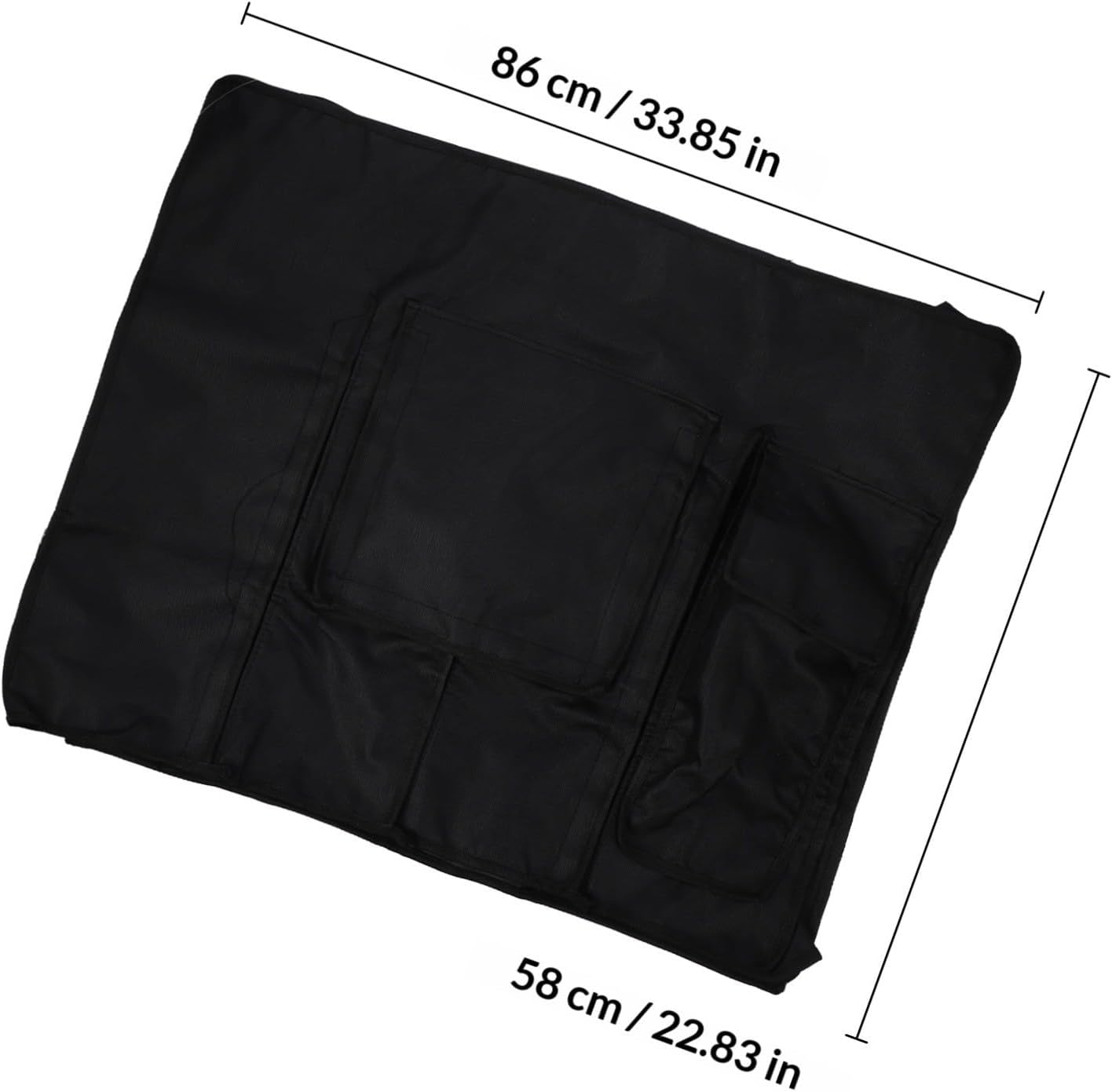GANAZONO Waterproof Tv Screen Protector Cover for Outdoor Televisions Made of Sturdy Oxford Cloth with Remote Storage Pocket, Black Tv Protective Cover for 30-32 Inch LED Screens