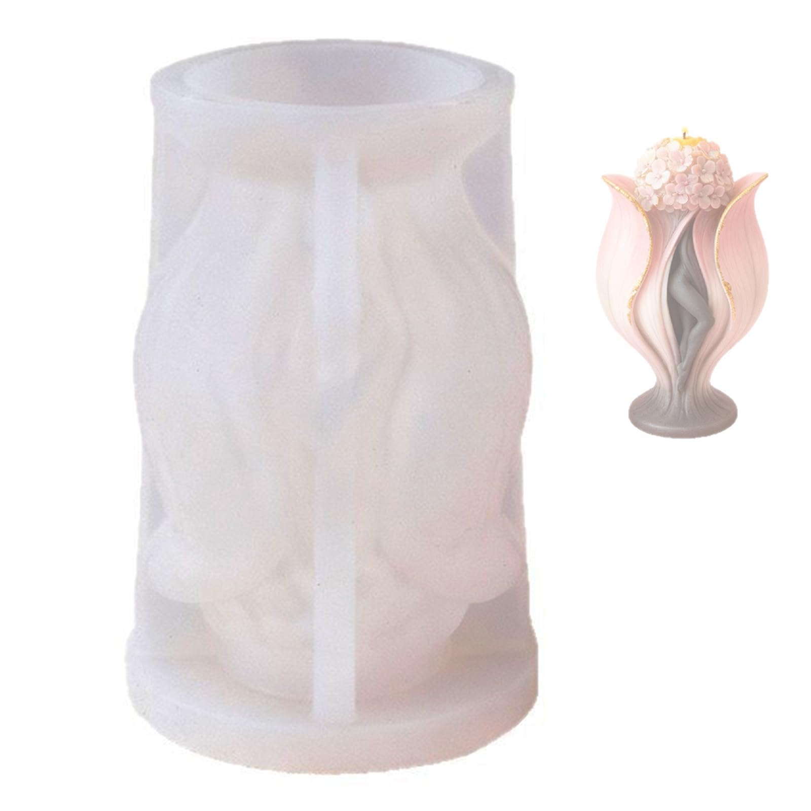 Kalttoy Silicone Flower Body for Artistic Soap Craft Silicone Making