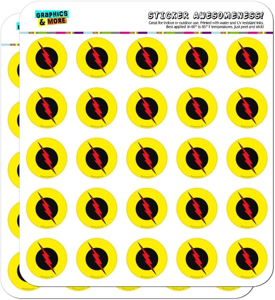The Flash Reverse Flash Logo Planner Calendar Scrapbooking Crafting Stickers