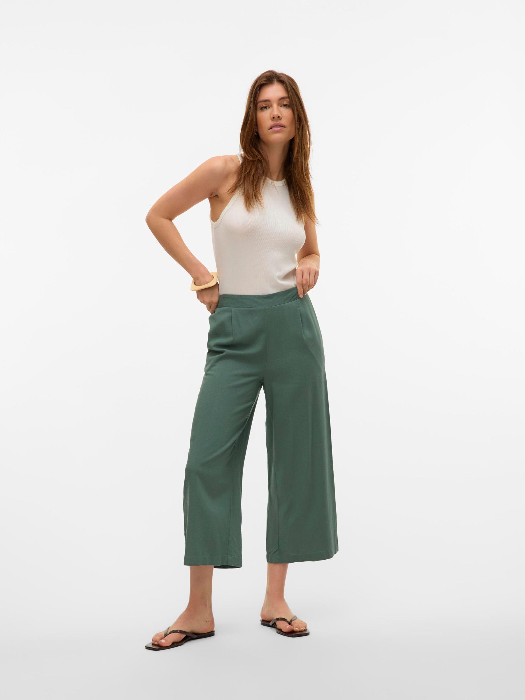 VERO MODA Female Culotte VMMYMILO Hohe Taille Hose