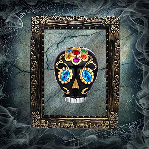 Forever Queen Skull Charms Fit Charms Bracelets, 925 Sterling Silver Sunflower Dia De Los Muertos Bead Multicolor Cz Charm For European Bracelets& Necklace, Best For Women Girls Fq0036 #TOP5