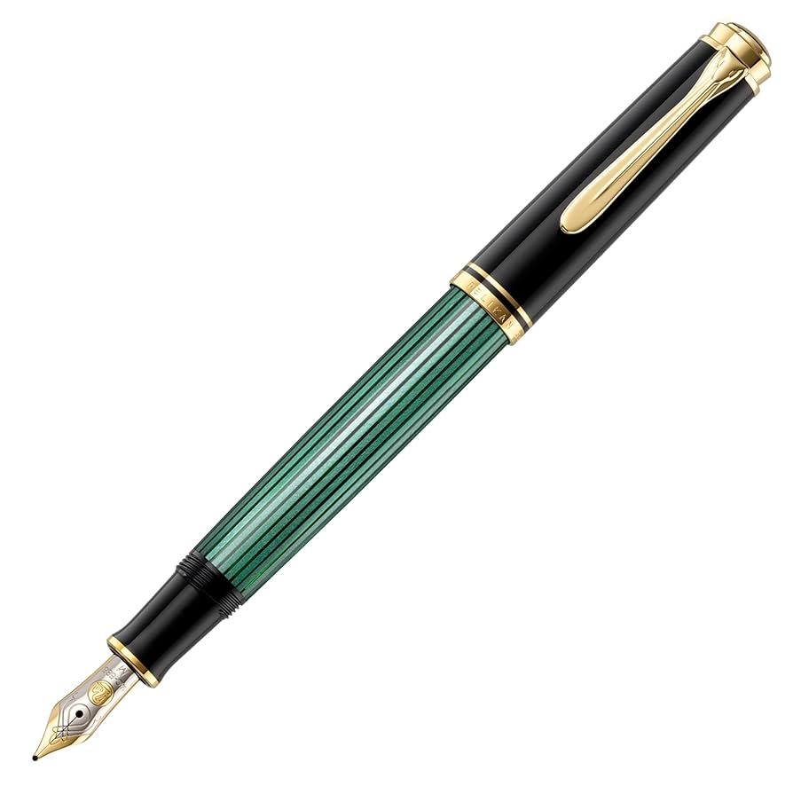 Pelikan Souverän M 400万年筆セット Amazon.com : Pelikan Souverän M400 Fountain Pen, Broad Nib