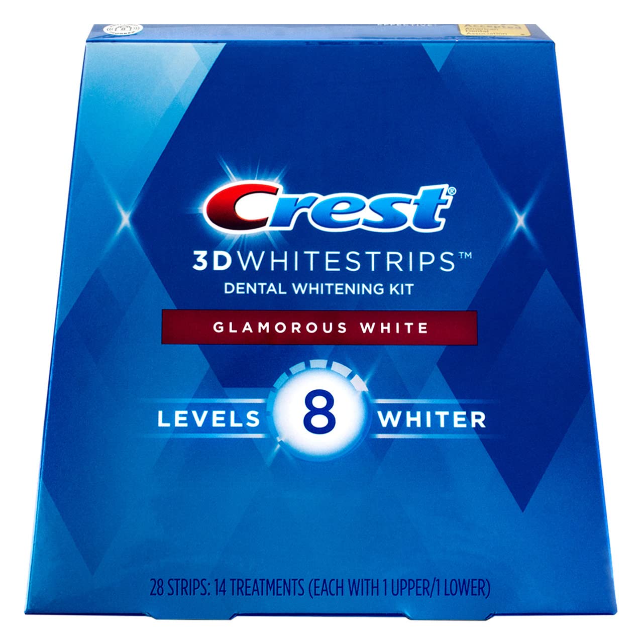 3D Whitestrips Glamorous White 28 Count (Pack of 2)