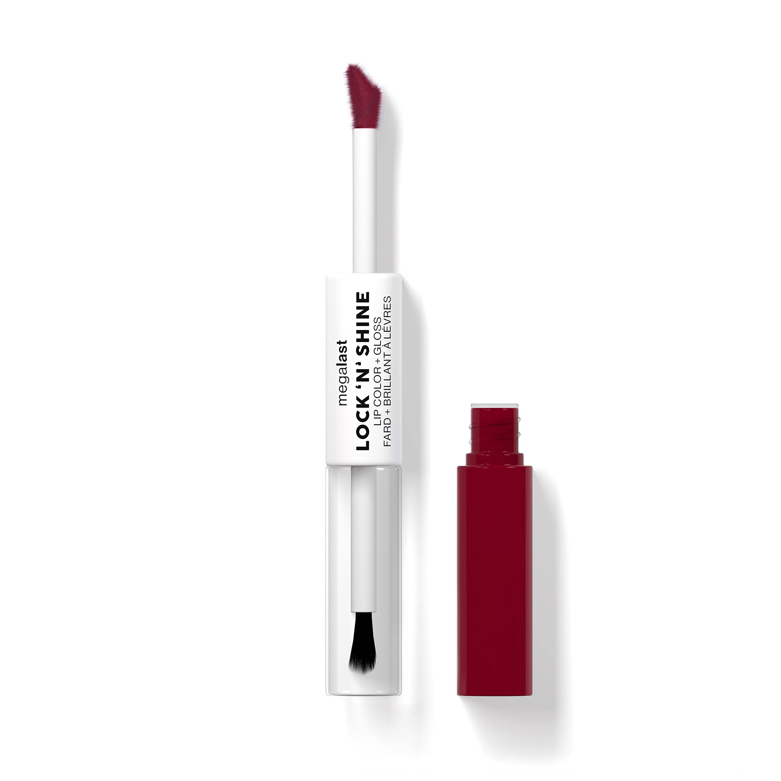 Wet n Wild Megalast Lock n' Shine, Dual-Ended Lip Color and Clear Gloss, Vitamin E and Jojoba Oil Enriched Formula - Image 3