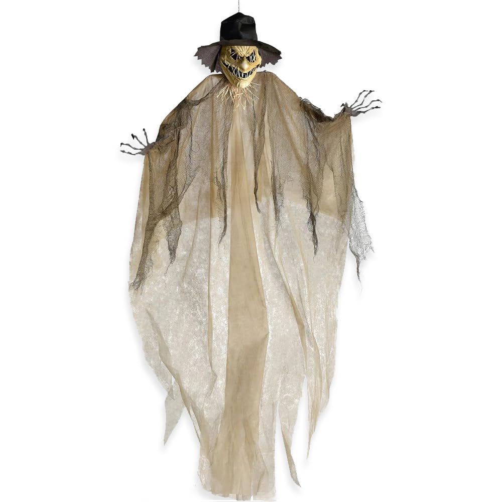 Photo 1 of amscan Hanging Scary Scarecrow Prop - 7' | Multicolor | 1 Pc.