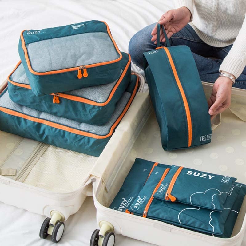 Cubi da imballaggio Cubi da imballaggio da Viaggio, Cubi Multifunzione Organizzatore di Bagagli Borsa da Valigia a Compressione da Viaggio Impermeabile