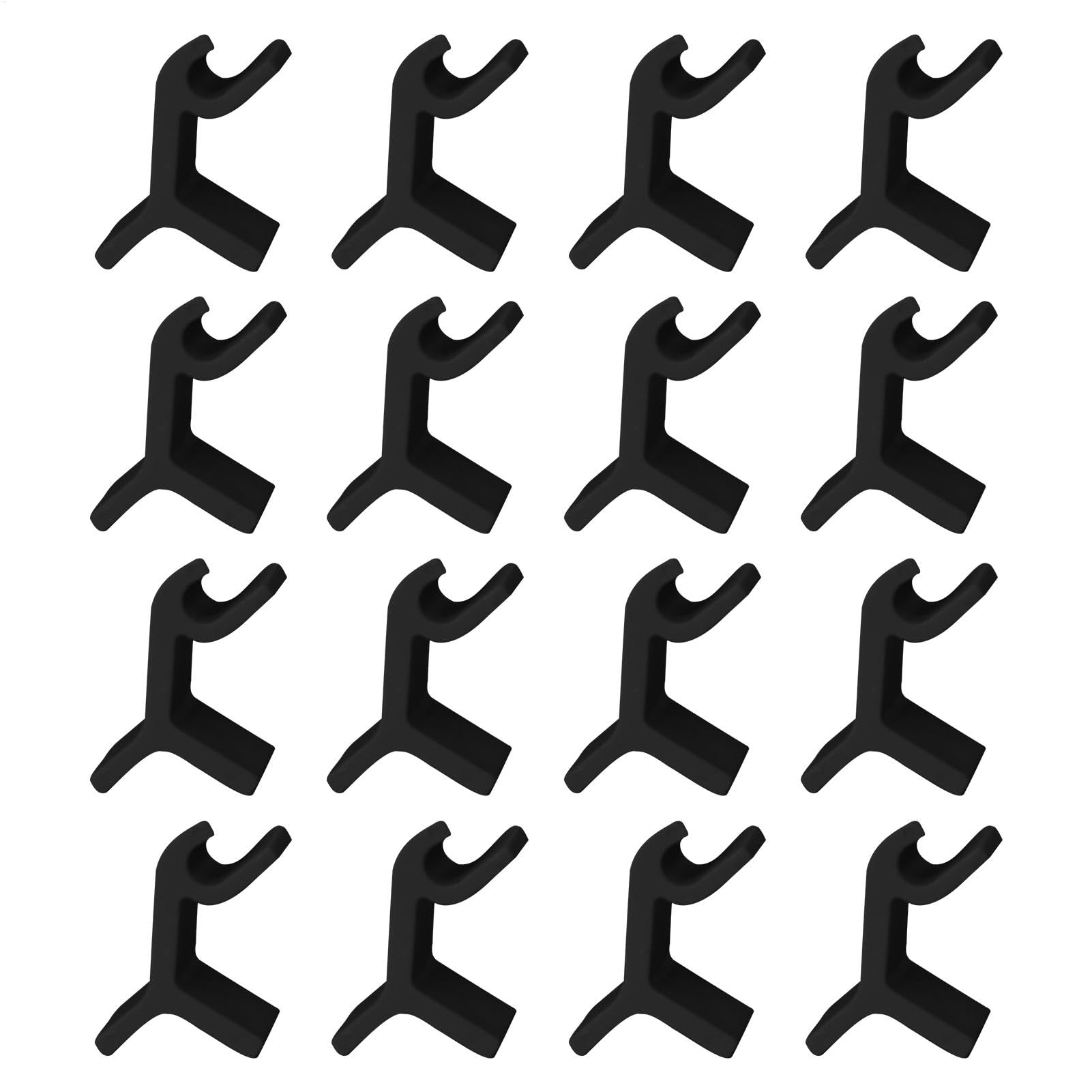 Backblech-Stapler, Keks-Backblech-Stapelklammern, Schicht-Backblech-Stapel, platzsparend, einfach zu bedienen, Schwarz/Blau, 16 Stück für Küchenhelfer