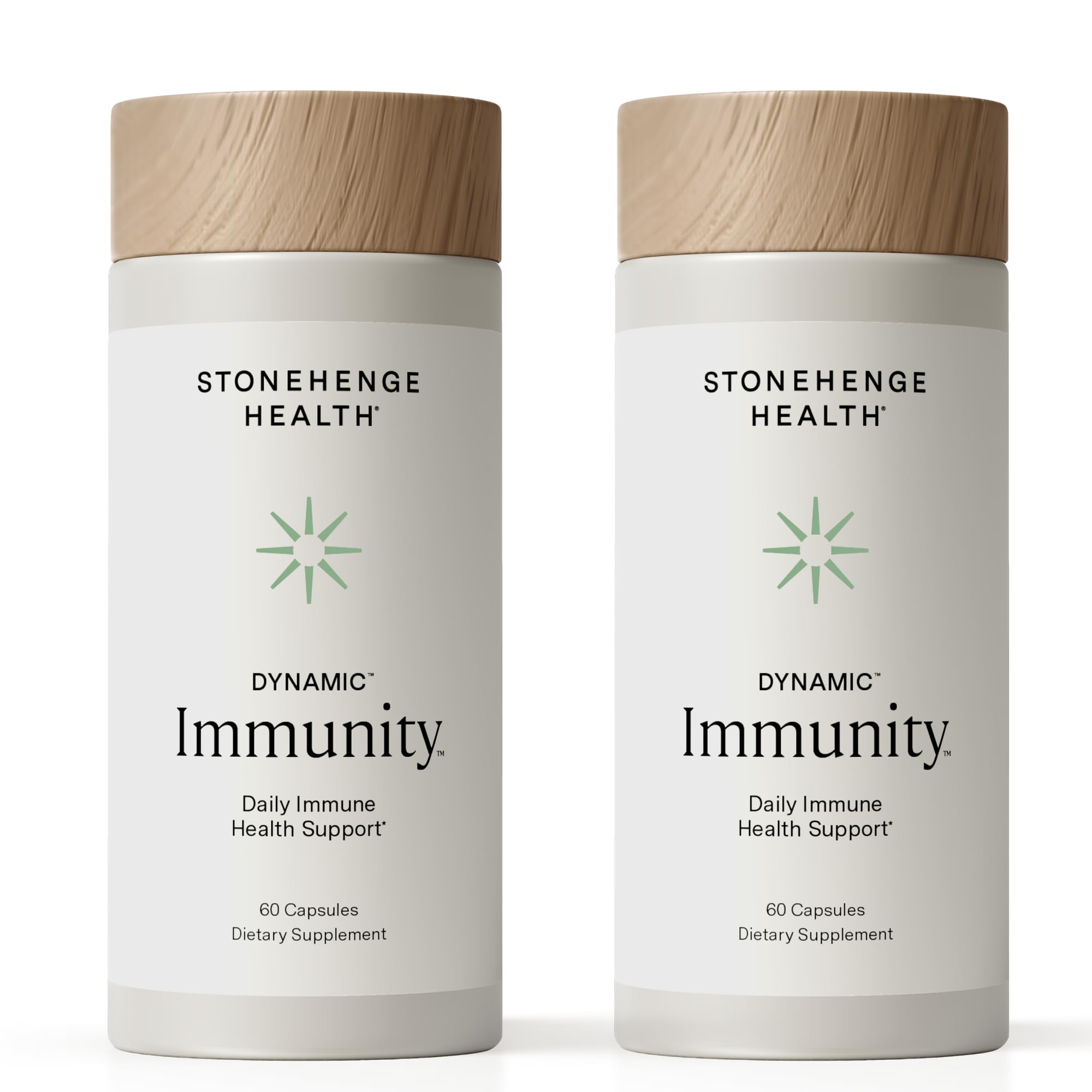 Stonehenge Health Dynamic Immunity Daily Supplement 10-in-1 Immune Boosters Zinc, Elderberry, Echinacea, Vitamin C & Probiotic L. Acidophilus – Supports Immune System & Respiratory Health, 60 Capsules — Amazon image 10