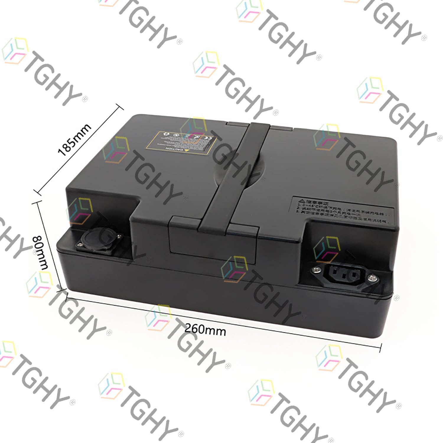 TGHY Akumulator do motoroweru elektrycznego 48V 12Ah 15Ah 18Ah 20Ah 22Ah 24Ah 28Ah Akumulator litowo-jonowy 52V 20Ah 24,5Ah do silnika trójkołowego Ebike o mocy 0–1350W z ładowarką,48v24ah