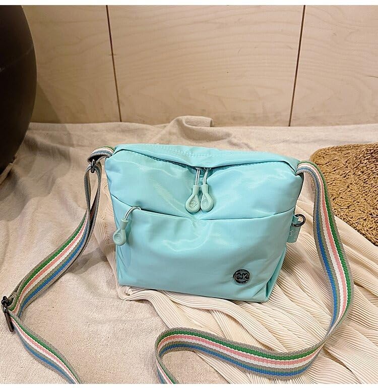 KARRESLY Nylon Crossbody Shoulder Bag Compact Casual Waterproof Sling Purse Crescent Bag with Adjustable Strap4