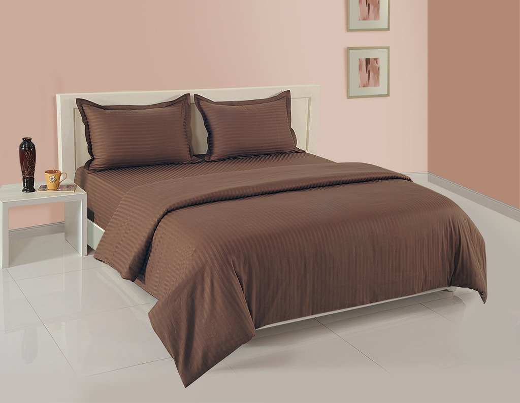 Swayam Cotton Double Size Comforter | 225 cm x 250 cm | 150 GSM, Dark Brown | Comes with Health Layer : Prevents oozing Out of Fibre-picture-11