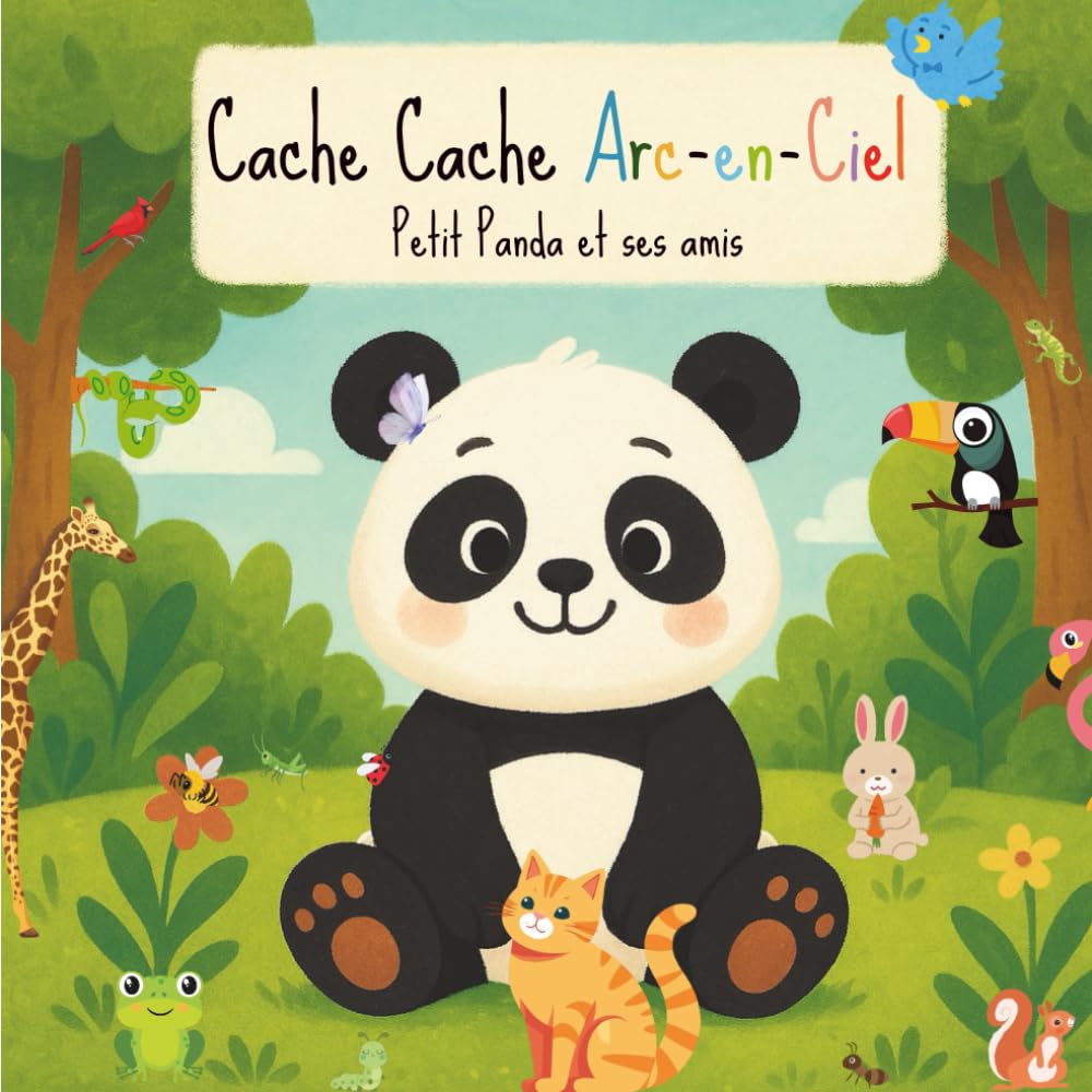 Cache Cache Arc-en-Ciel: Petit Panda et ses amis