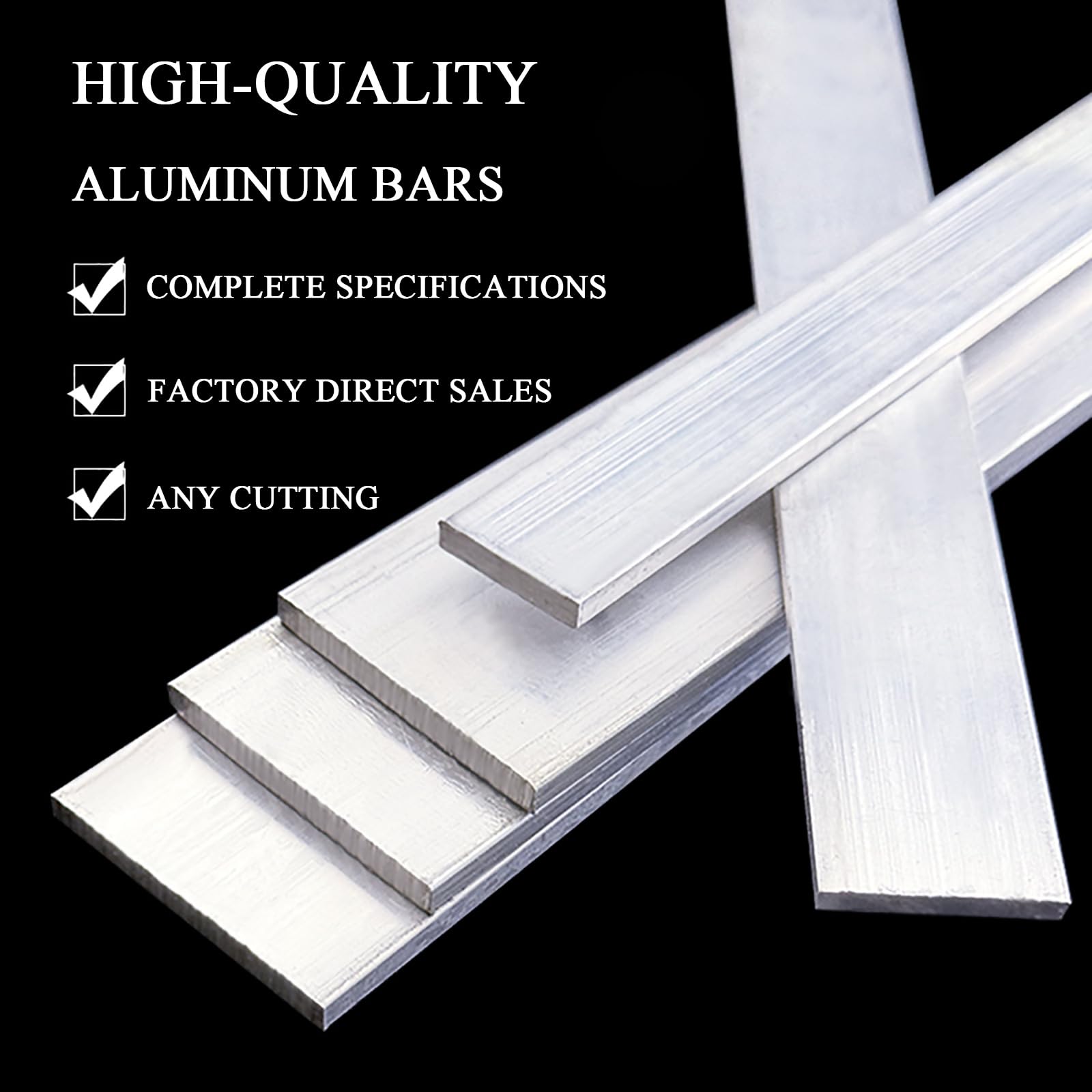 Aluminium Flachstange 6061 - 6x50mm Für Heimwerker & Industrie