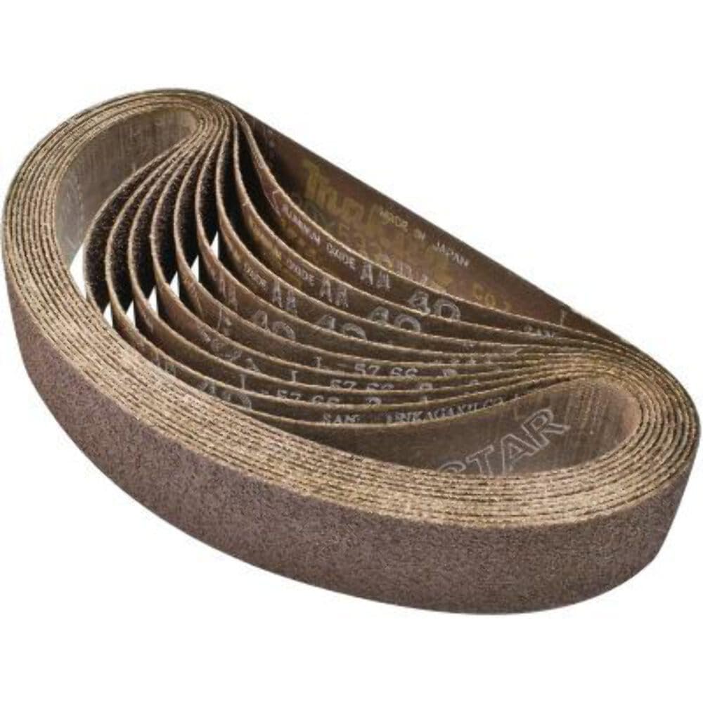 Makita 742301-7 1-1/8-Inch x 21-Inch Abrasive Sanding Belts - 40 Grit (10pk), Factory, 1-1/8" x 21"