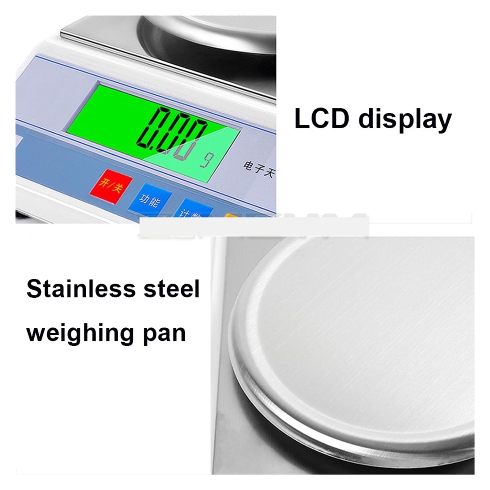 Amazon.co.jp: 電子秤、 300/600/1000 グラム電子天秤高精度 0.01 グラムデジタル電気ジュエリーグラムゴールド宝石コインラボベンチバランススケール  BT457B 使いやすい、(1000g 0.01g HBM) : Home & Kitchen