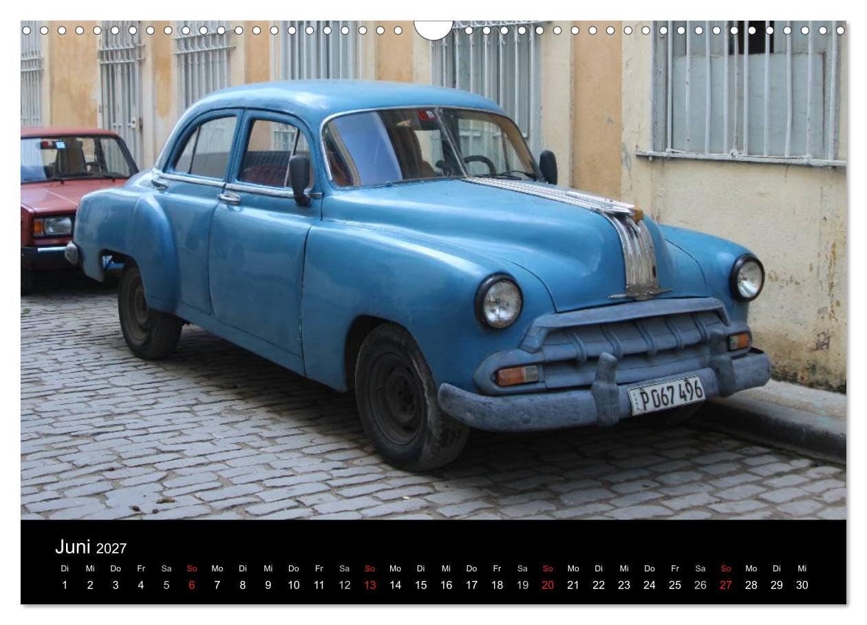 CALVENDO - Oldtimerträume auf KUBA (Wandkalender 2027 DIN A3 quer), Monatskalender: Kalender mit einem Querschnitt der auf Kuba anzutreffenden Oldtimer.