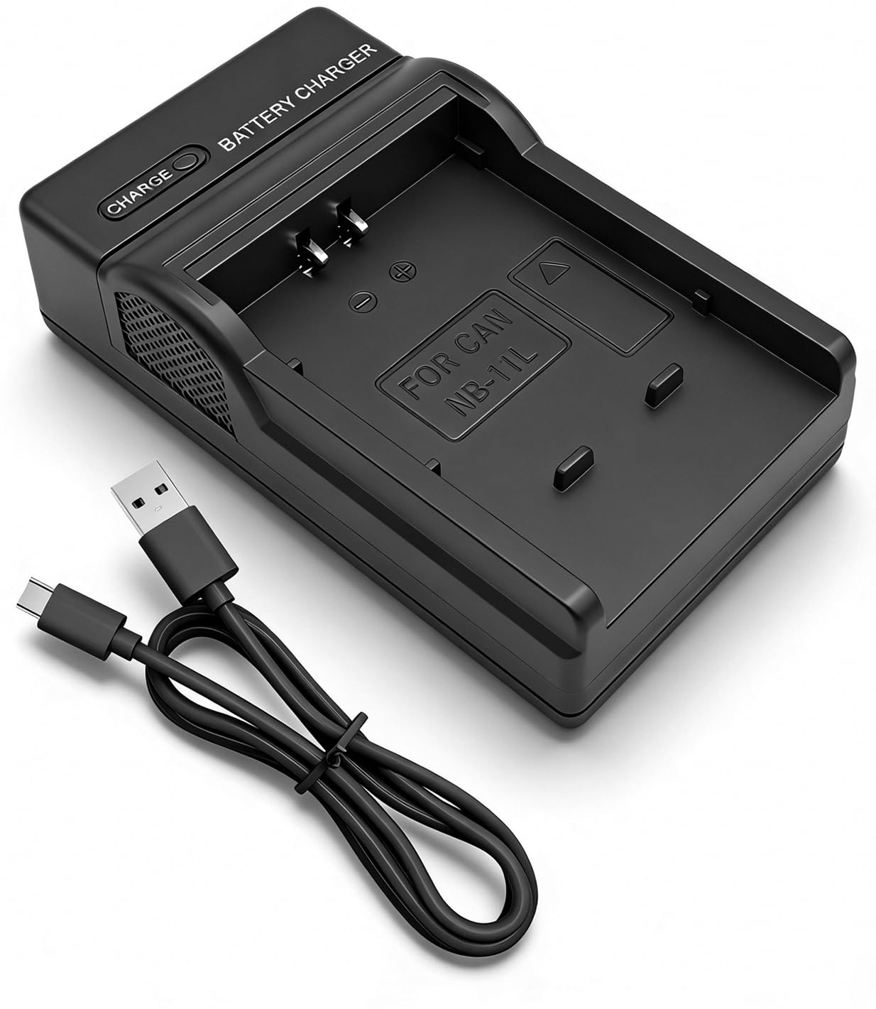 NB-11L USB Camera Battery Charger Type-C/Micro-USB Dual Port, LED Charging Indicator, Compatible with Canon IXUS 132 150 155 160 170 275 HS PowerShot A2300 A2500 A2600 ELPH 110 HS 115 IS 130