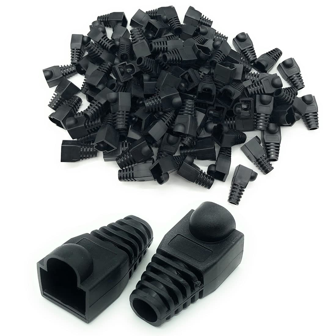 Amazon.co.jp: A-CRAFT 100個セット RJ45 LANケーブル コネクタ カバー