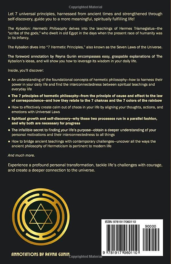 Image of Kybalion: Hermetic Philosophy & Seven Laws of the Universe