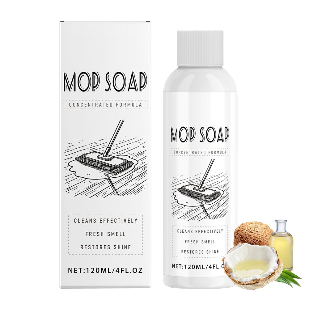 Luxury Mop Soap, 2025 New Highly Scented Mop Soap for Floor Cleaning, Multi-purpose Mop Soap Brazilian Waves Cleaner for Home, Kitchen, Floor, Bathroom (1)