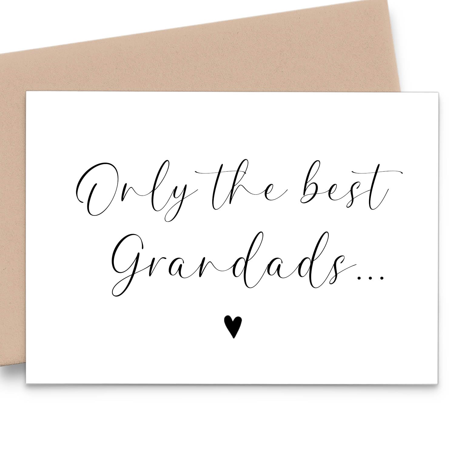 Only the Best Grandads Get Promoted to Great Grandad Pregnancy Announcement Card, Great Grandad Baby Announcement Card Personalised, Custom Pregnancy Announcement Great Grandpa