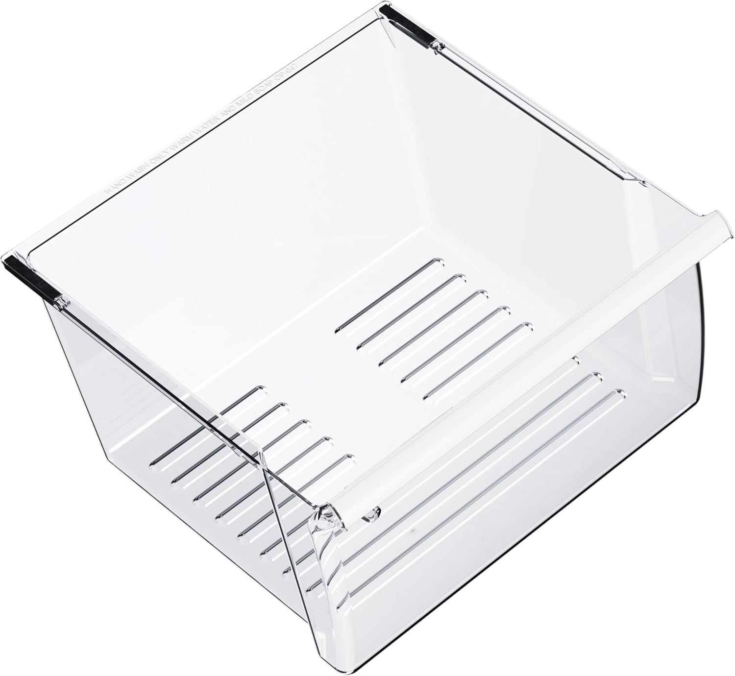 Kojem 2188656 Replacement Crisper Drawer (Upper) Compatible with Whirlpool Kenmore Refrigerator Upper Bin with Humidity Control Plastic (PS) Clear