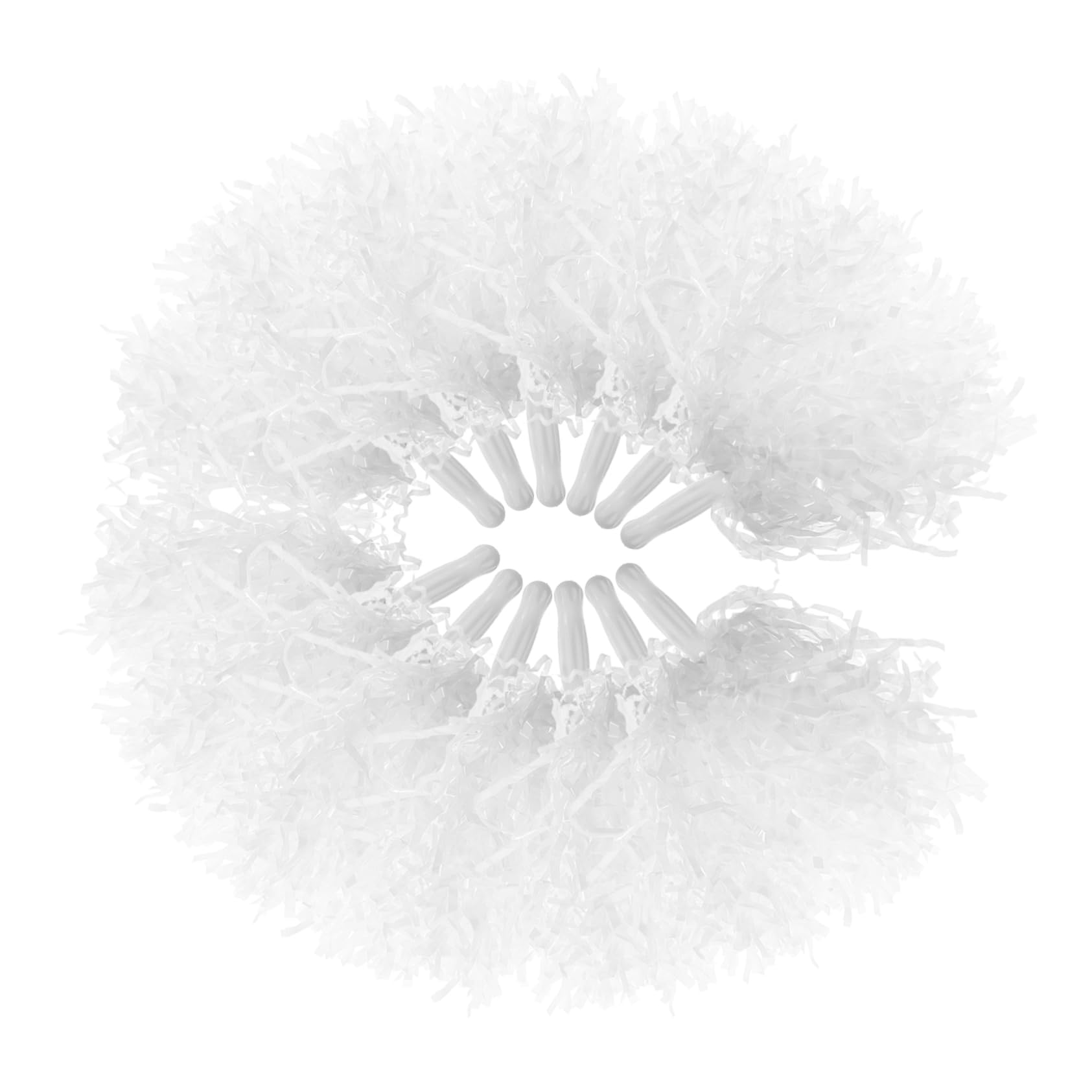 Mikikit 12pcs Cheerleading Hand Pom Plastic Cheerleader Hand Flower Cheerleading Prop Ideal for Dance Performances and Party Decorations