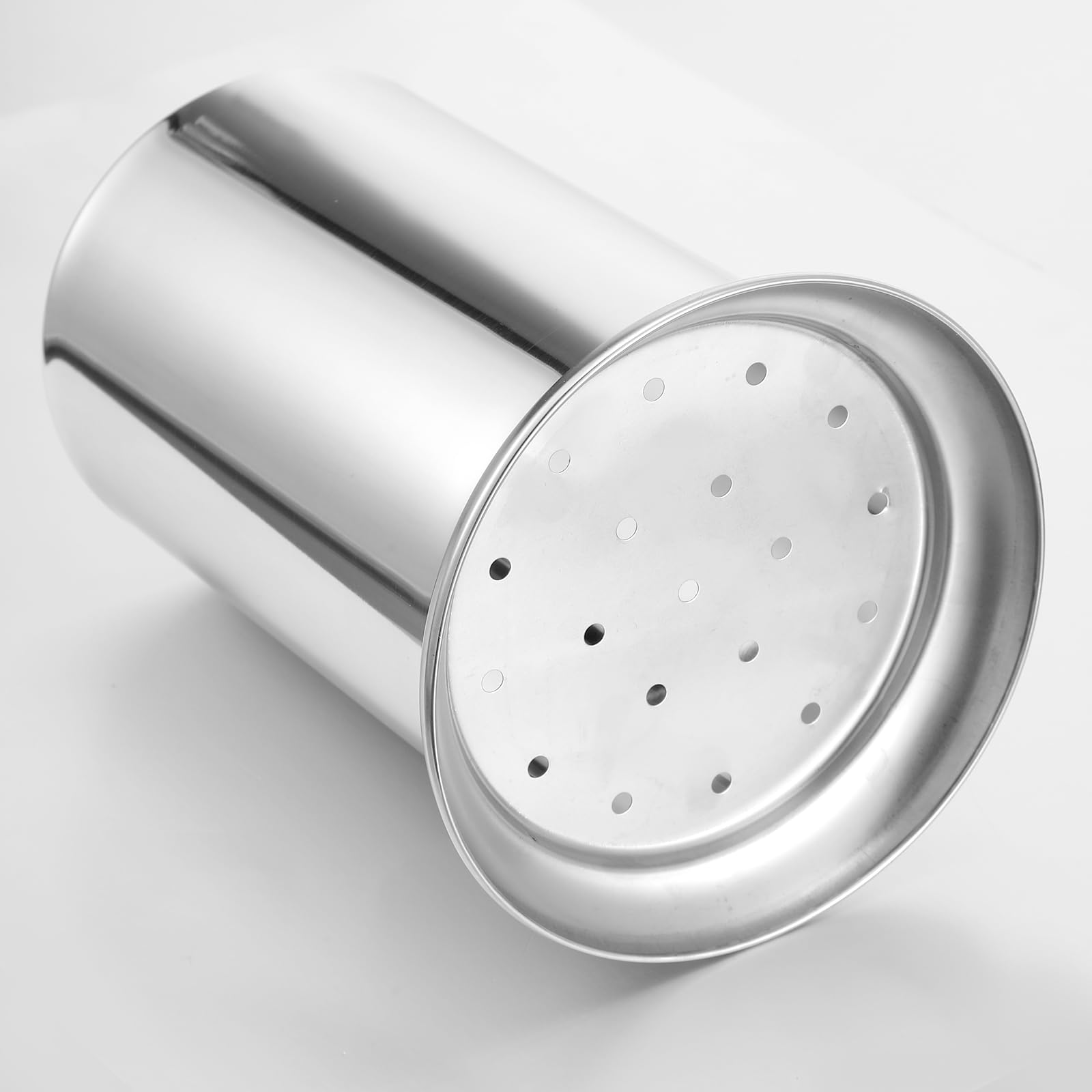 Lemecima 3 Stück Edelstahl-Strohhalm-Halter, Arbeitsplatten-Strohspender, Trinkhalm-Organizer, Behälter für Geschäft, Restaurant, Bar, Zuhause, Küche, Organizer für Löffel, Gabeln, Besteck, Gadgets