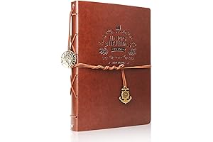 Personalized Leather Photo Memory Album Scrapbook, DIY Empty Loose-leaf Handcraft Travel Travelogue Handbook