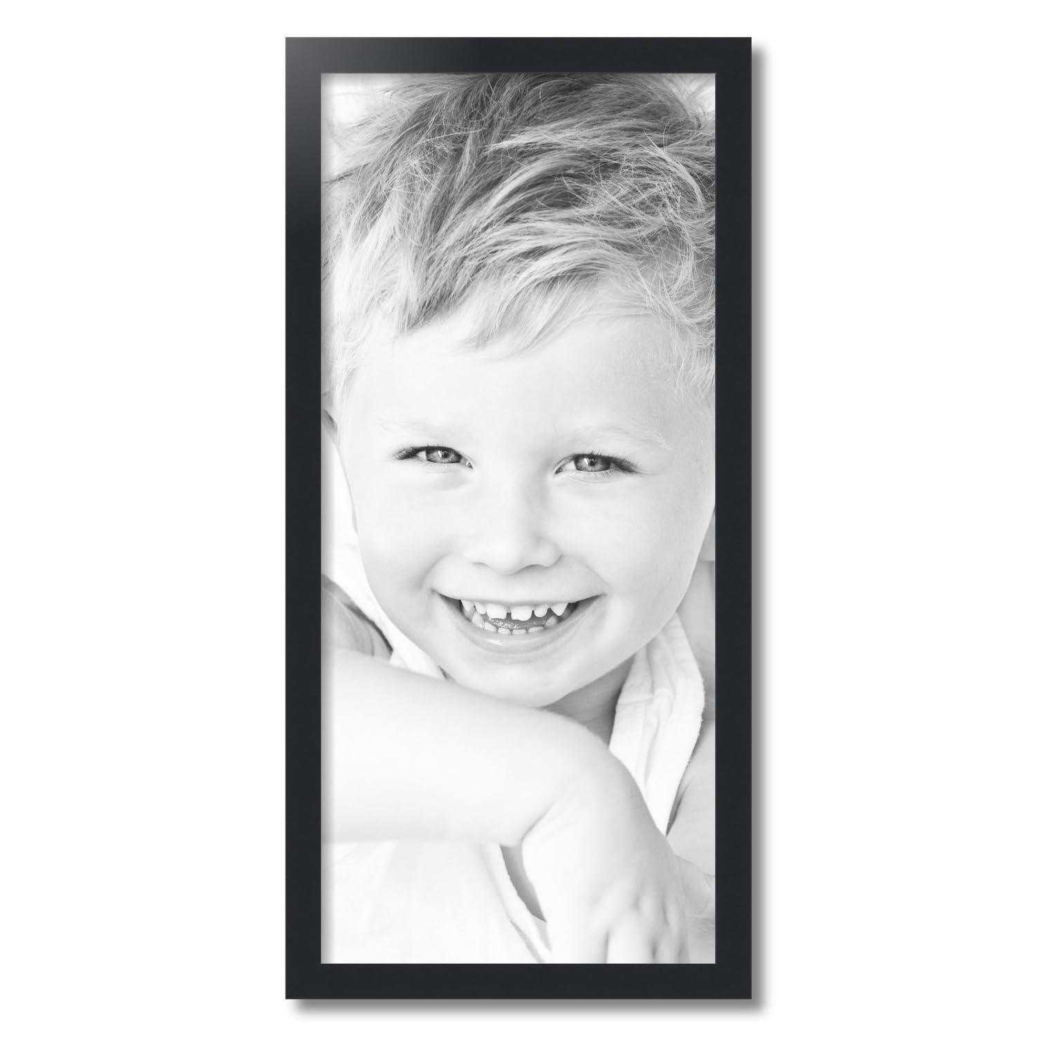 Amazon.com - ArtToFrames 14x31 inch Satin Black Picture Frame
