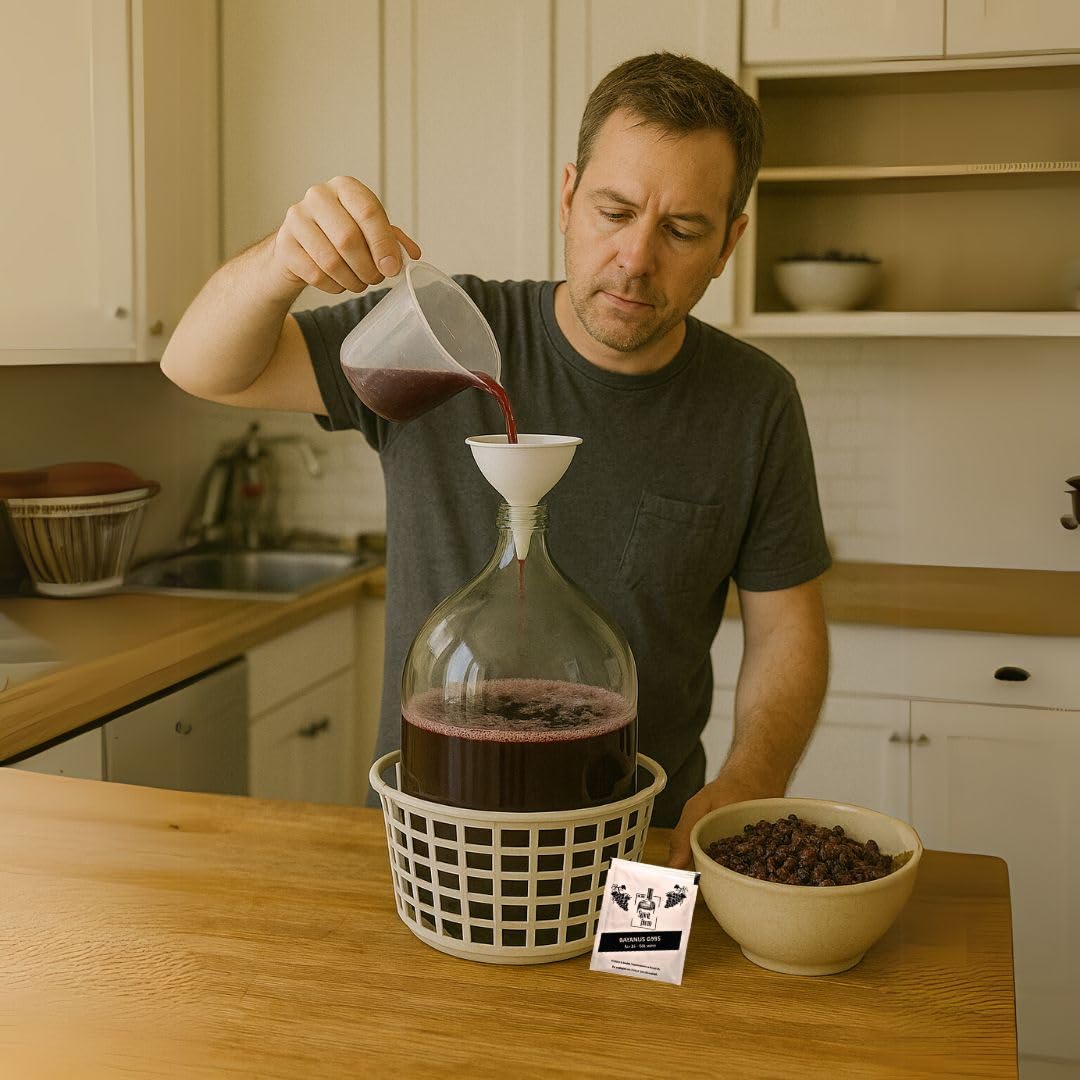 Wine Yeast 50L, Levadura para Vino Tinto y Blanco, Para Sidra, Para Hidromiel, Fermentación Activa