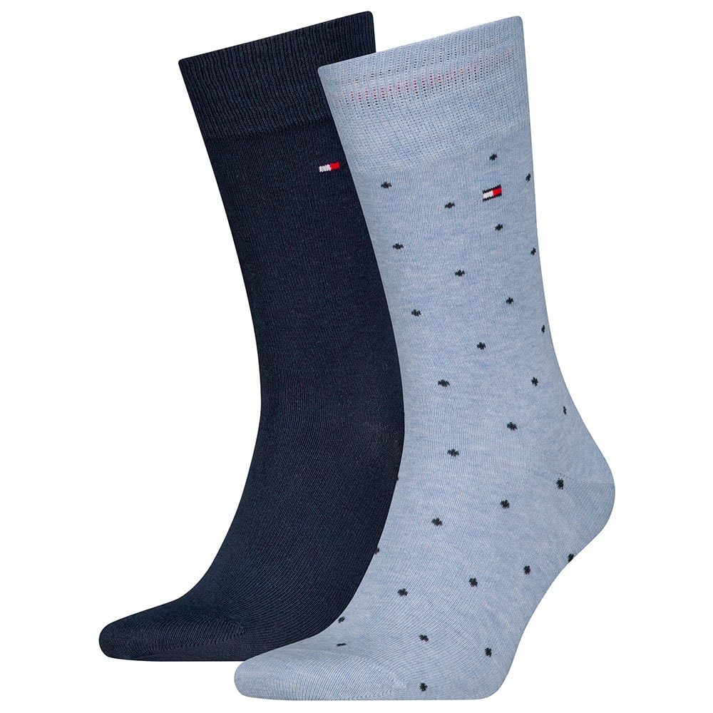 Tommy Hilfiger Damen Dot Socken 2P – Hellblau, Größe 35/38