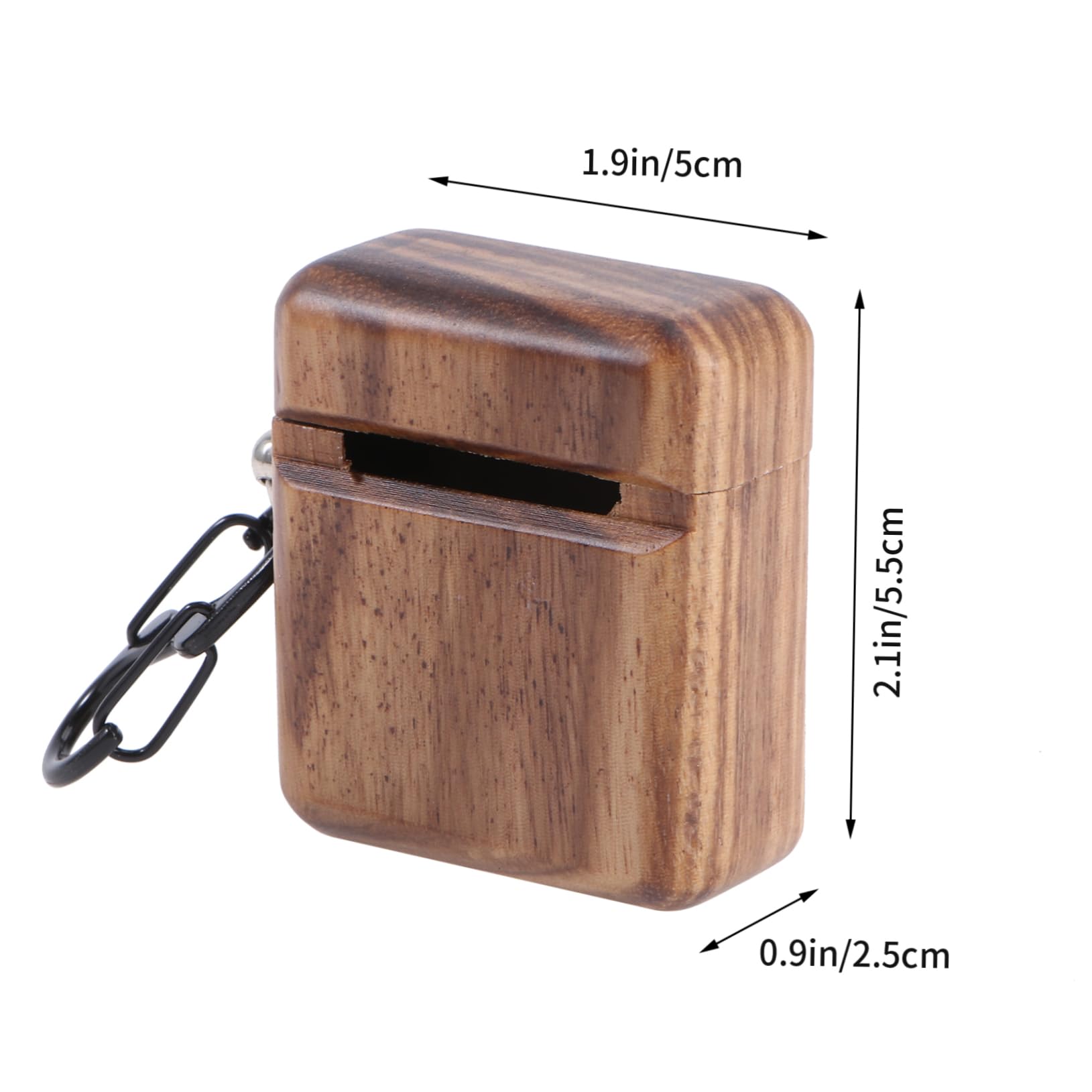Angoily 3stücke Wood Wireless Earphone Schutzcase Für Robuster Schlagfester Und Kratzfester Kopfhörer- Gefertigt Braun Leicht Und Für Unterwegs