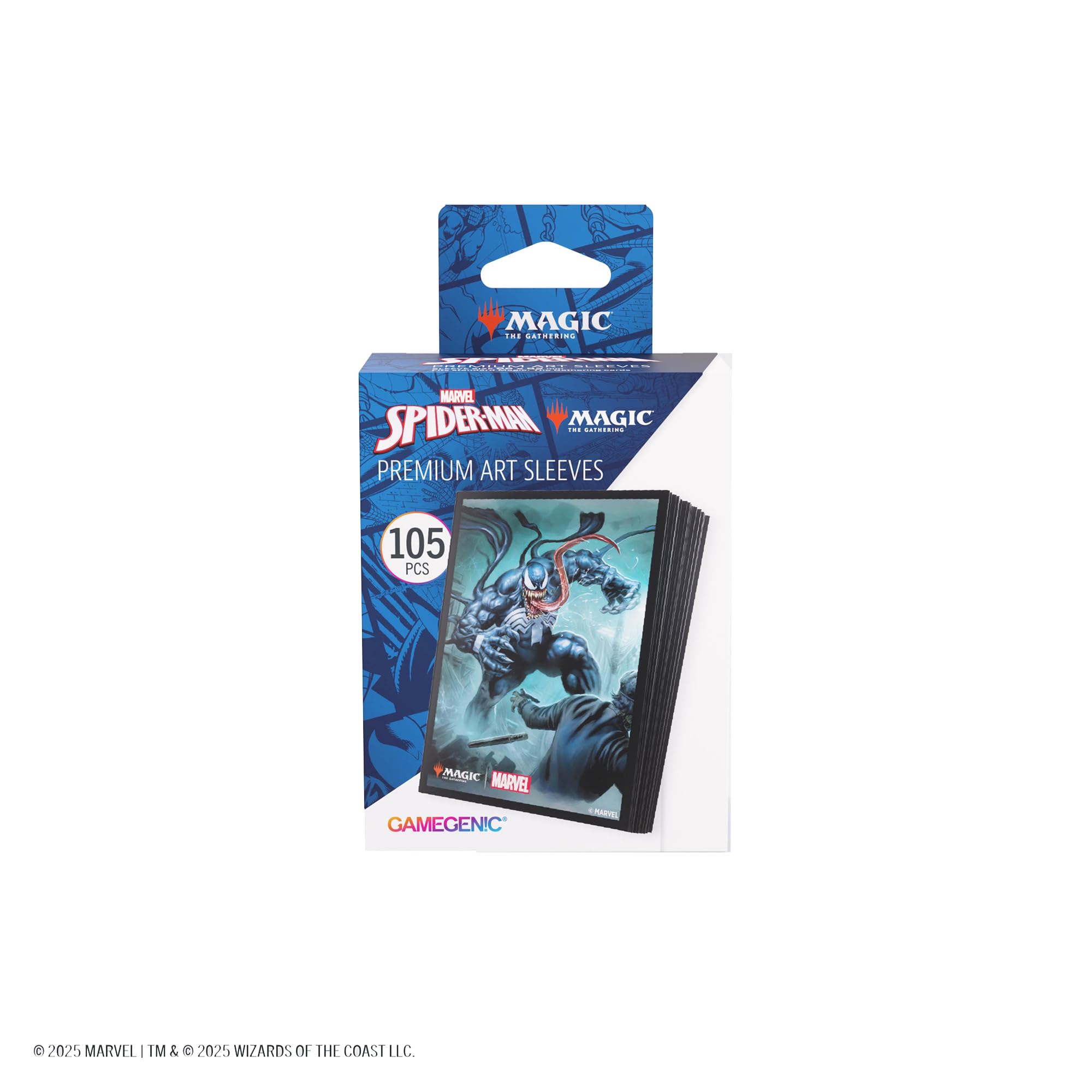 Amazon.com: Gamegenic Magic: The Gathering Marvel's Spider-Man Premium Art  Sleeves - Venom