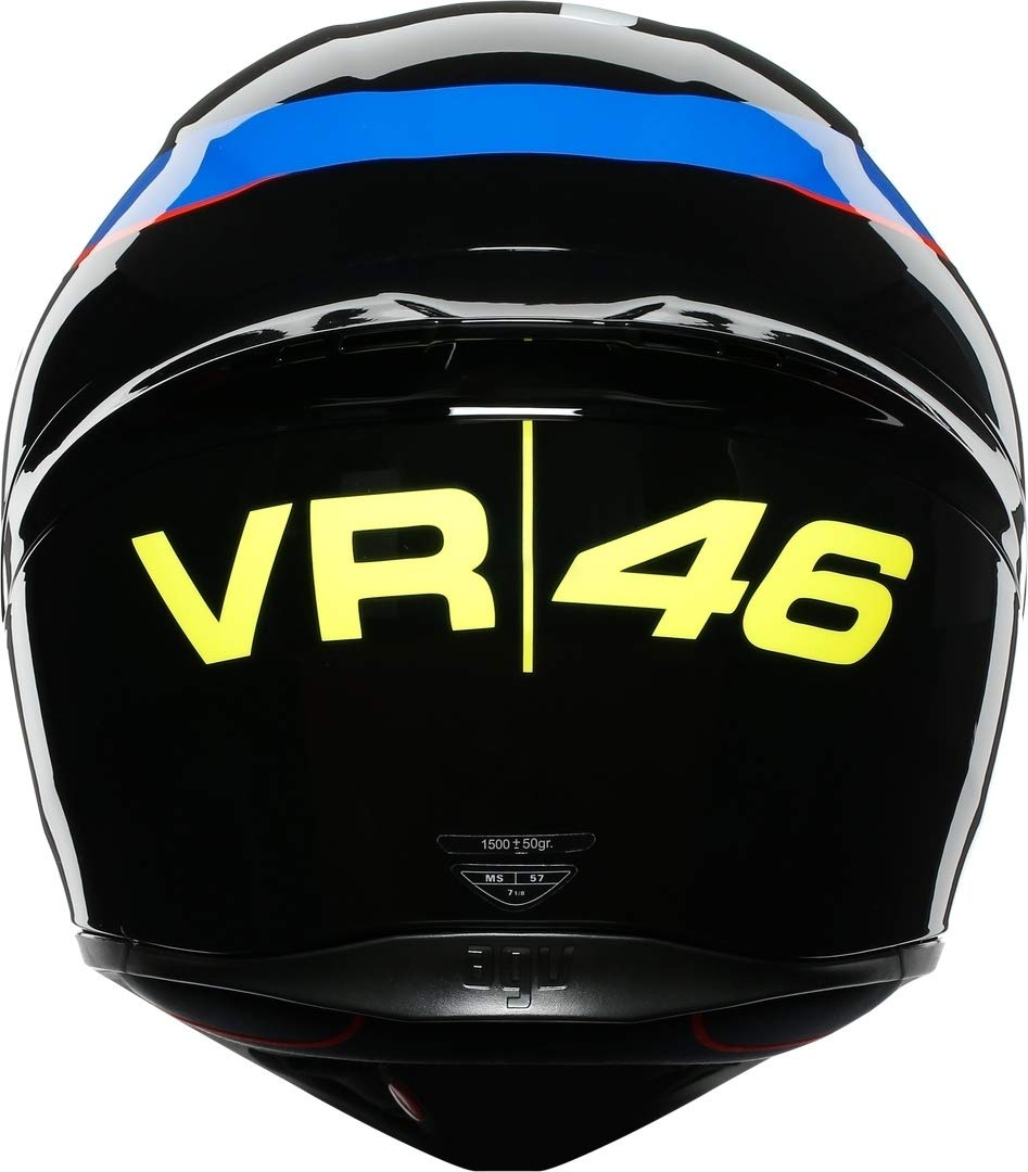 Casco integrale K1 REPLICA ECE2205 - VR46 SKY RACING TEAM BLACK/RED