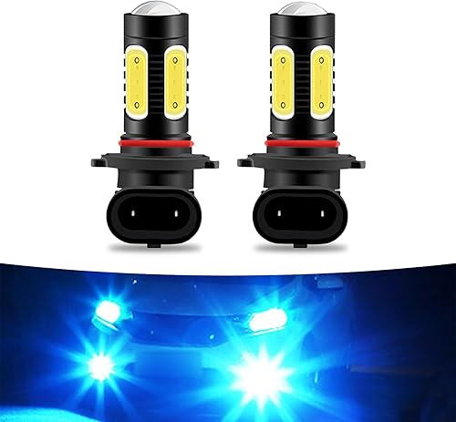 ZBGUN Bombillas LED antiniebla superbrillantes 9005, de alto brillo, 7.5 W, cuentas de lámpara COB de 6000 K, repuesto impermeable LED, Plug and