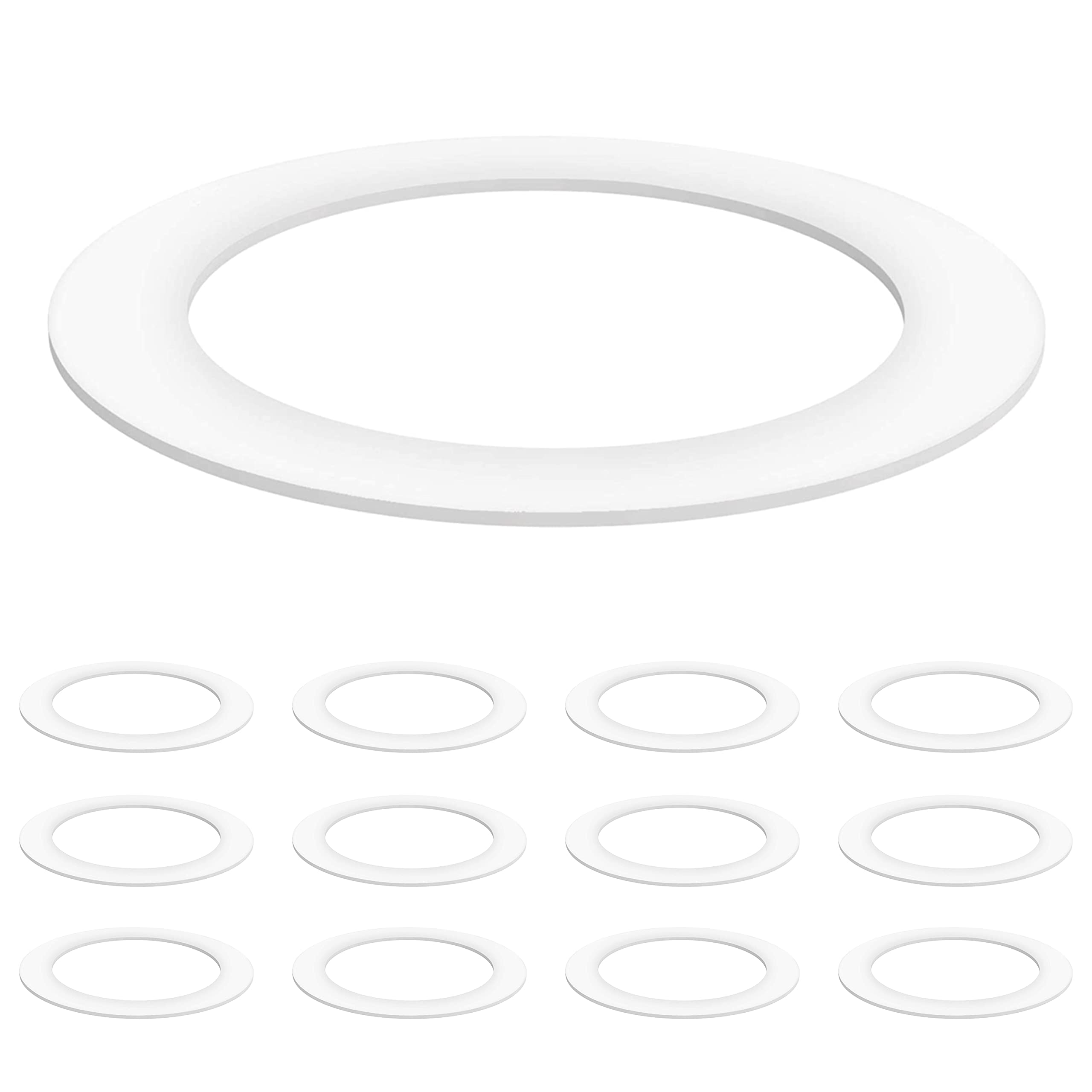 Buy KastLite 12 Pack White Goof Rings With Custom Sizing .080" Thick